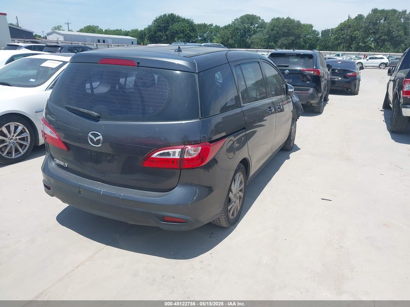 2014 Mazda 5 VIN JM1CW2BL0E0165889 IAAI salvage auction — FRONT END, Salvage (Texas), sold $100 on 2026-07-07 (photo 4)