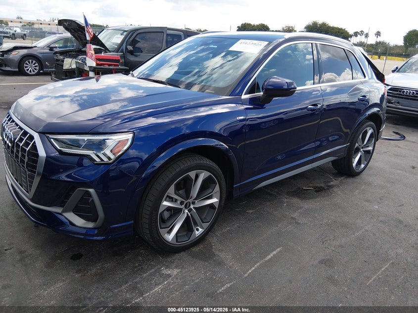 2021 Audi Q3 VIN WA1EECF36M1111639 IAAI salvage auction — RIGHT REAR, Rebuildable (Florida), sold $12,050 on 2026-07-09 (photo 2)
