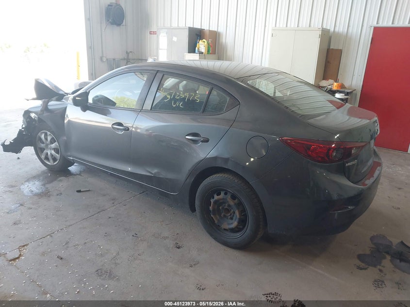 2014 Mazda 3 VIN JM1BM1T74E1184128 IAAI salvage auction — FRONT END, Prior Salvage (Minnesota), sold $250 on 2026-07-22 (photo 3)