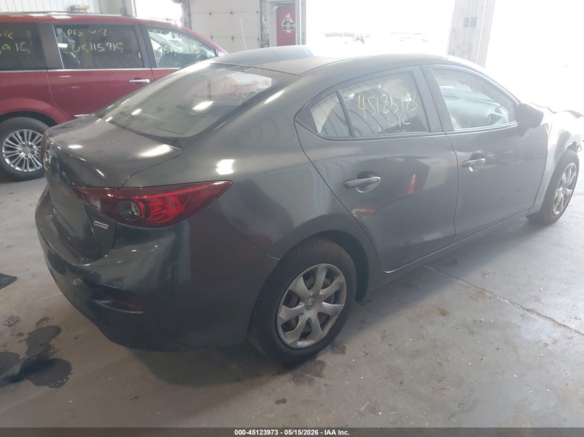 2014 Mazda 3 VIN JM1BM1T74E1184128 IAAI salvage auction — FRONT END, Prior Salvage (Minnesota), sold $250 on 2026-07-22 (photo 4)