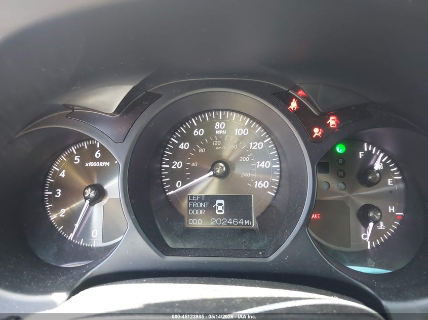 2011 Lexus Gs VIN JTHBE1KS5B0053339 IAAI salvage auction — NORMAL WEAR, Salvage (California), sold $425 on 2026-07-08 (photo 7)