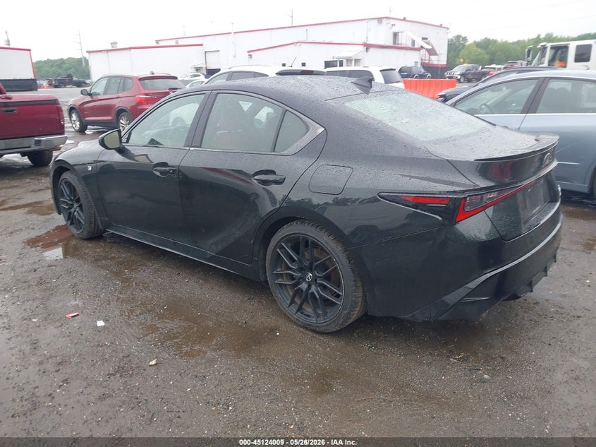 2024 Lexus Is VIN JTHGZ1E21R5036475 IAAI salvage auction — UNDERCARRIAGE, Salvage - Greater Than 75% (Maryland), sold $24,700 on 2026-07-29 (photo 3)
