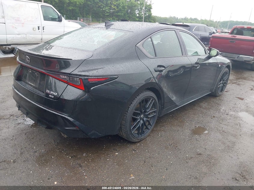 2024 Lexus Is VIN JTHGZ1E21R5036475 IAAI salvage auction — UNDERCARRIAGE, Salvage - Greater Than 75% (Maryland), sold $24,700 on 2026-07-29 (photo 4)