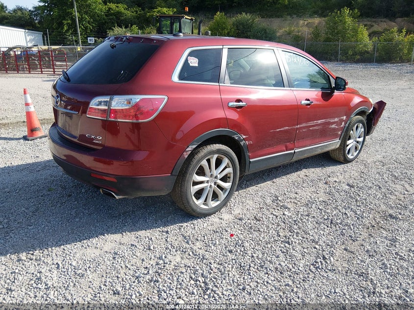 2012 Mazda Cx-9 VIN JM3TB3DV8C0339910 IAAI salvage auction — FRONT & REAR, Salvage (Kentucky), sold $400 on 2026-07-28 (photo 4)