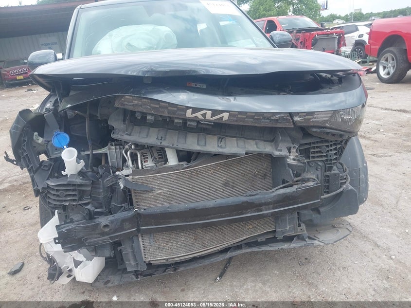 2023 Kia Soul VIN KNDJ23AUXP7881230 IAAI salvage auction — FRONT END, Clear (Oklahoma), sold $25 on 2026-07-22 (photo 6)