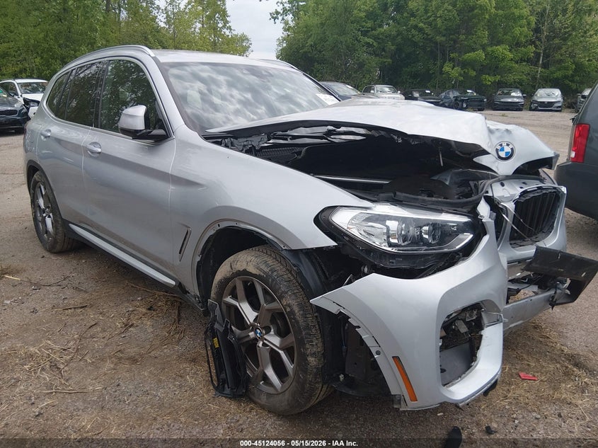 2021 BMW X3 VIN 5UXTY5C02M9F40158 IAAI salvage auction — FRONT END, Salvage (Ohio), sold $7,500 on 2026-07-14 (photo 1)