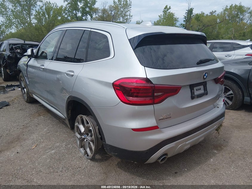 2021 BMW X3 VIN 5UXTY5C02M9F40158 IAAI salvage auction — FRONT END, Salvage (Ohio), sold $7,500 on 2026-07-14 (photo 3)