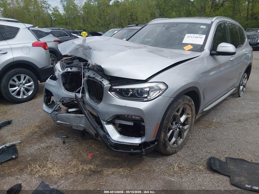 2021 BMW X3 VIN 5UXTY5C02M9F40158 IAAI salvage auction — FRONT END, Salvage (Ohio), sold $7,500 on 2026-07-14 (photo 6)