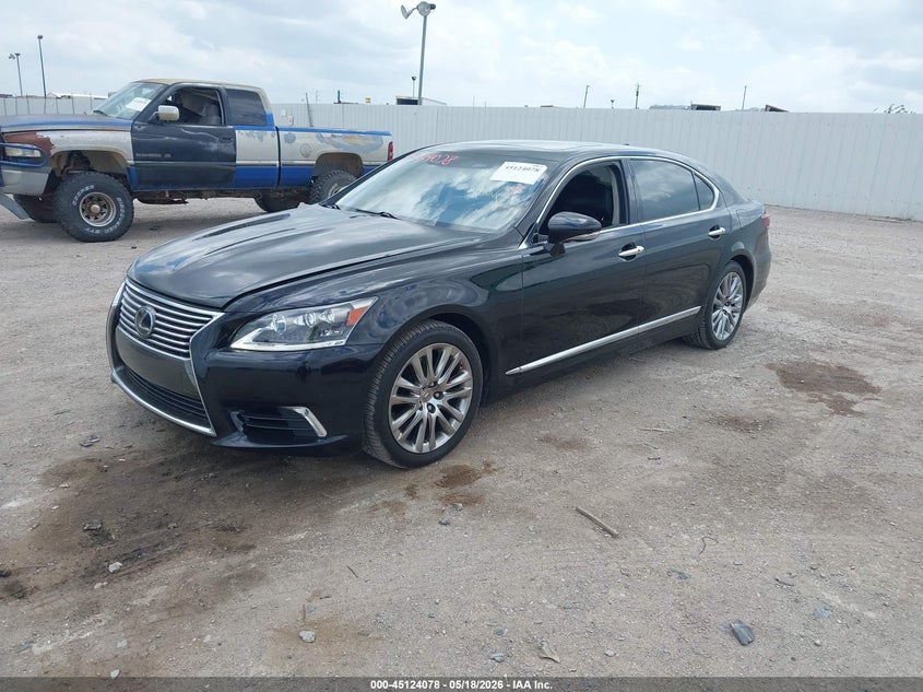 2014 Lexus Ls VIN JTHGL1EF9E5051367 IAAI salvage auction — HAIL, Original (Texas), sold $9,700 on 2026-07-29 (photo 2)