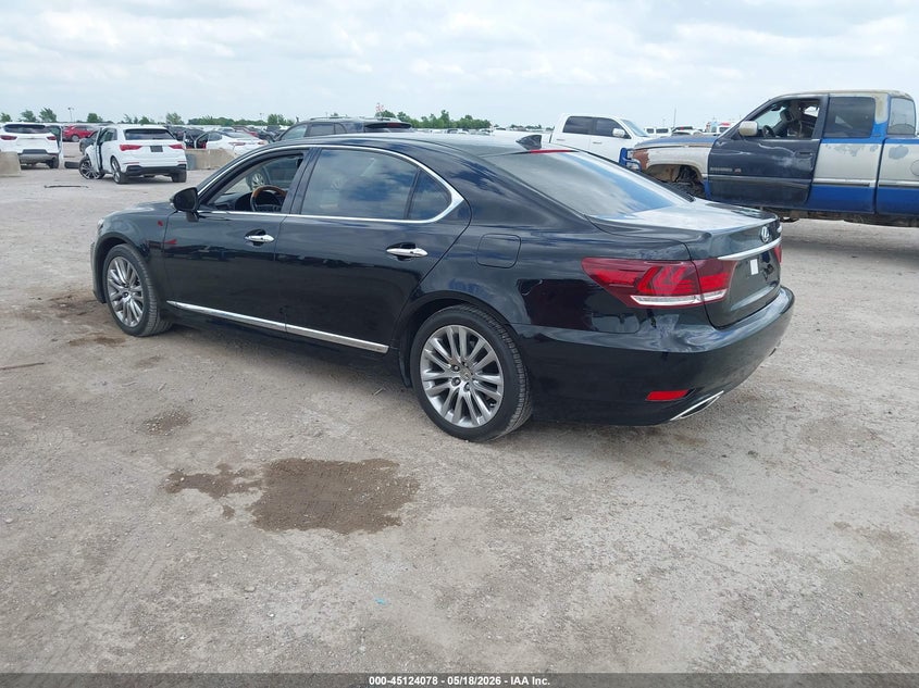 2014 Lexus Ls VIN JTHGL1EF9E5051367 IAAI salvage auction — HAIL, Original (Texas), sold $9,700 on 2026-07-29 (photo 3)