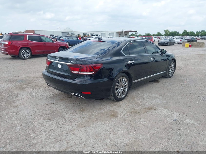 2014 Lexus Ls VIN JTHGL1EF9E5051367 IAAI salvage auction — HAIL, Original (Texas), sold $9,700 on 2026-07-29 (photo 4)