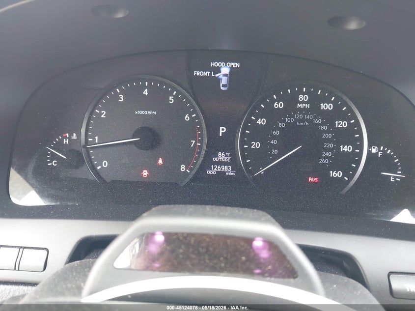 2014 Lexus Ls VIN JTHGL1EF9E5051367 IAAI salvage auction — HAIL, Original (Texas), sold $9,700 on 2026-07-29 (photo 7)