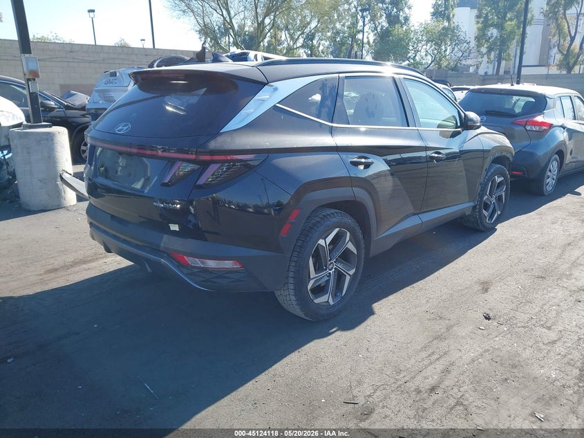 2023 Hyundai Tucson VIN KM8JECA1XPU116772 IAAI salvage auction — SIDE, Salvage Certificate (California), sold $5,200 on 2026-07-12 (photo 4)
