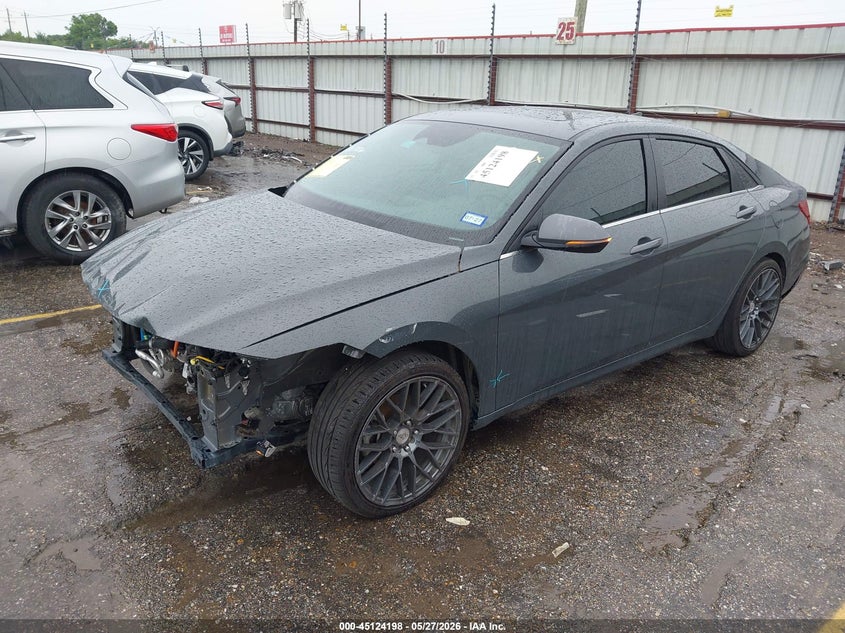 2025 Hyundai Elantra VIN KMHLN4DJ1SU155463 IAAI salvage auction — FRONT END, Salvage Title, sold $6,200 on 2026-07-25 (photo 2)