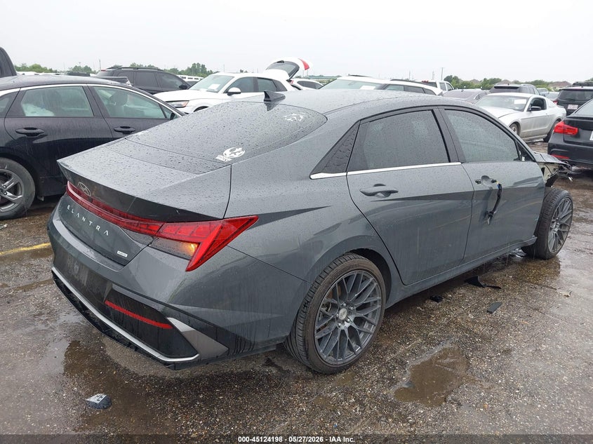 2025 Hyundai Elantra VIN KMHLN4DJ1SU155463 IAAI salvage auction — FRONT END, Salvage Title, sold $6,200 on 2026-07-25 (photo 4)