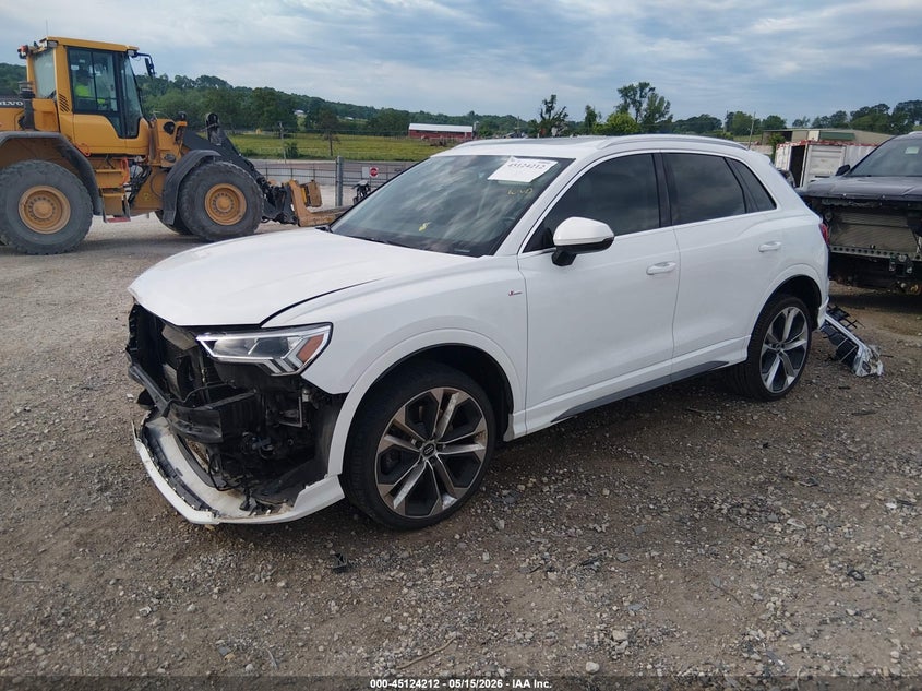 2020 Audi Q3 VIN WA1EECF36L1111753 IAAI salvage auction — FRONT END, Salvage (Arkansas), sold $7,300 on 2026-07-23 (photo 2)