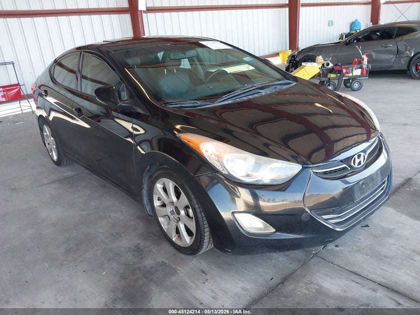 2013 Hyundai Elantra VIN KMHDH4AE0DU992730 IAAI salvage auction — SIDE, Salvage (Texas), sold $975 on 2026-07-14 (photo 1)
