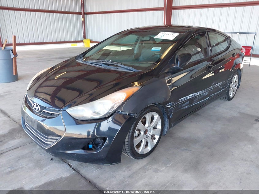 2013 Hyundai Elantra VIN KMHDH4AE0DU992730 IAAI salvage auction — SIDE, Salvage (Texas), sold $975 on 2026-07-14 (photo 2)