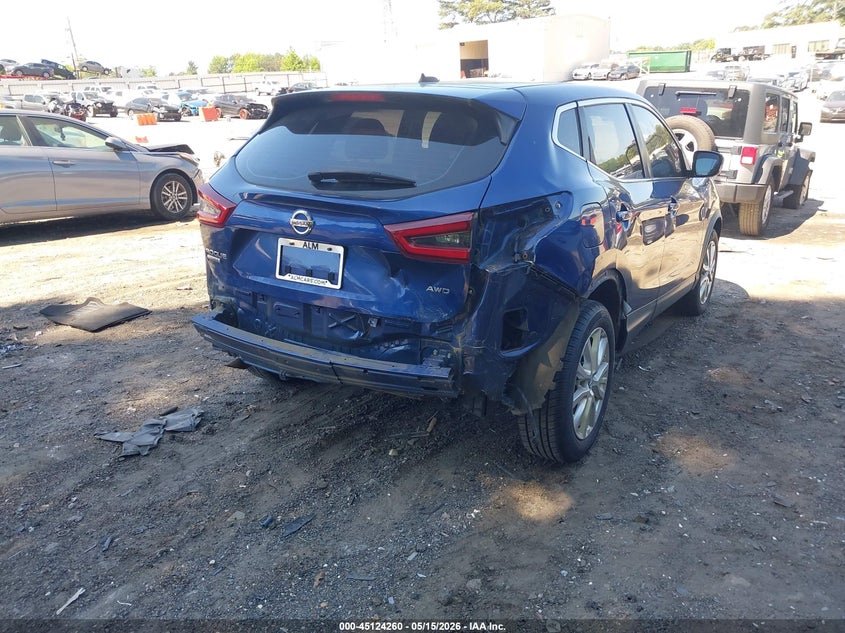2021 Nissan Rogue VIN JN1BJ1AW6MW423959 IAAI salvage auction — REAR END, Salvage Title, sold $2,500 on 2026-07-15 (photo 4)