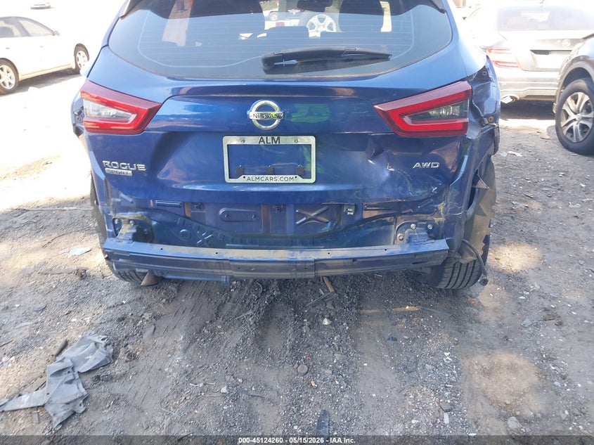 2021 Nissan Rogue VIN JN1BJ1AW6MW423959 IAAI salvage auction — REAR END, Salvage Title, sold $2,500 on 2026-07-15 (photo 6)
