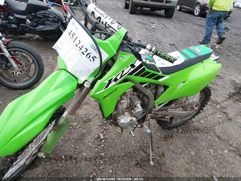 2025 Kawasaki Klx VIN JKALX8C12SDA38480 IAAI salvage auction — REAR END, Salvage (Pennsylvania), sold $2,250 on 2026-07-07 (photo 2)
