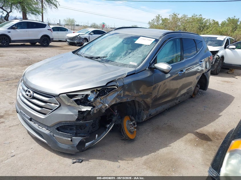 2013 Hyundai Santa fe VIN 5XYZU3LB2DG005212 IAAI salvage auction — ALL OVER, Salvage (Idaho), sold $625 on 2026-07-09 (photo 2)