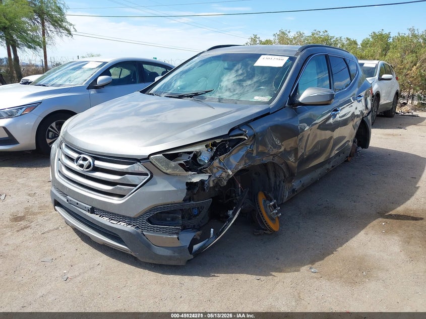 2013 Hyundai Santa fe VIN 5XYZU3LB2DG005212 IAAI salvage auction — ALL OVER, Salvage (Idaho), sold $625 on 2026-07-09 (photo 6)