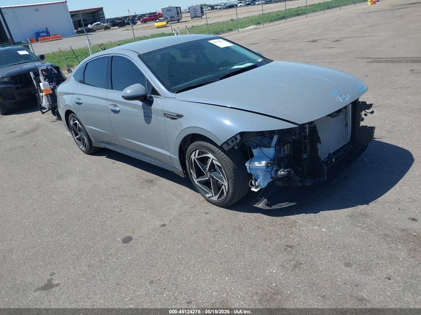 2026 Hyundai Sonata VIN KMHL64JA0TA530716 IAAI salvage auction — FRONT END, Salvage (Minnesota), sold $8,350 on 2026-07-27 (photo 1)
