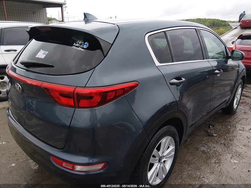 2017 Kia Sportage VIN KNDPMCAC6H7258216 IAAI salvage auction — FRONT END, Salvage (West Virginia), sold $2,900 on 2026-08-02 (photo 4)