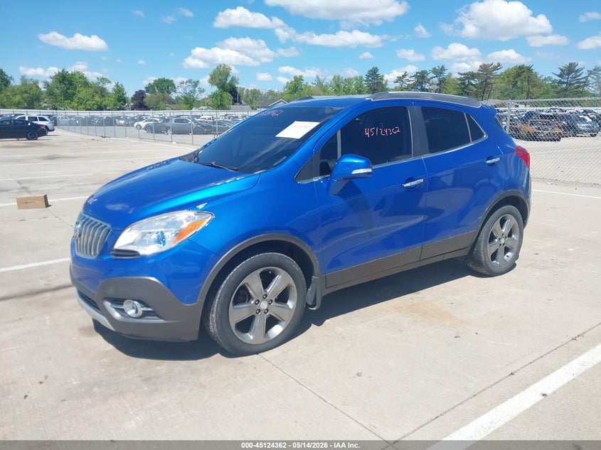 2014 Buick Encore VIN KL4CJBSB8EB573416 IAAI salvage auction — HAIL, Clear (Indiana), sold $1,050 on 2026-07-31 (photo 2)