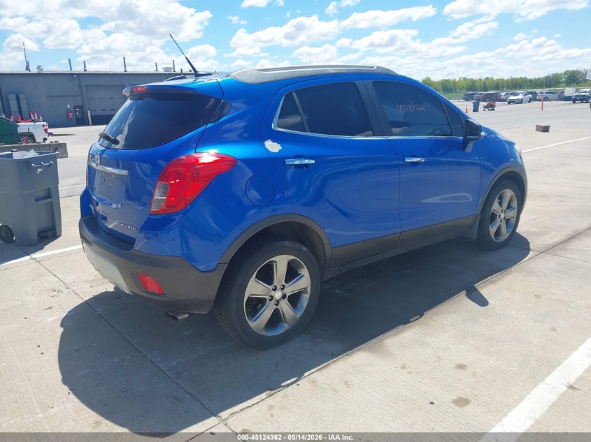 2014 Buick Encore VIN KL4CJBSB8EB573416 IAAI salvage auction — HAIL, Clear (Indiana), sold $1,050 on 2026-07-31 (photo 4)