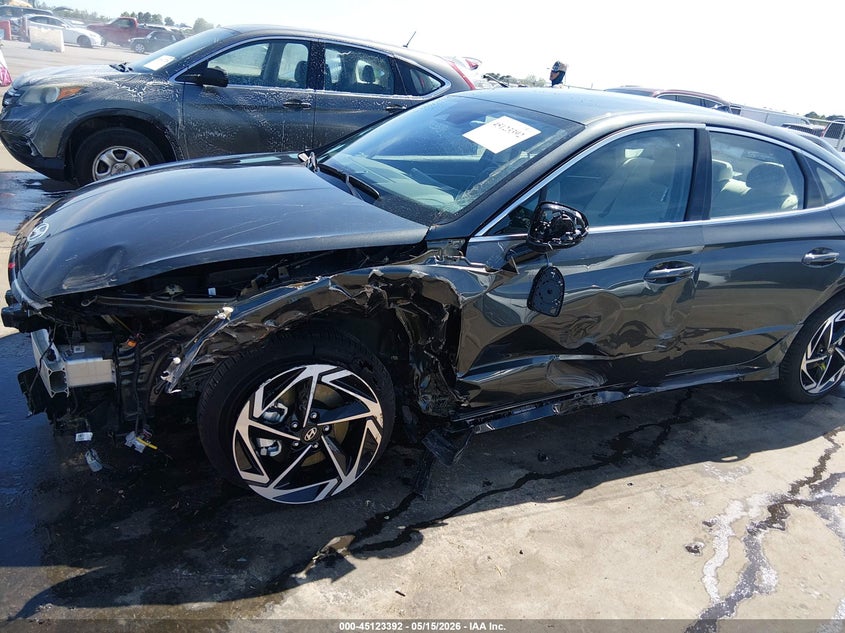2026 Hyundai Sonata VIN KMHL64JAXTA524812 IAAI salvage auction — FRONT END, Salvage (North Carolina), sold $4,025 on 2026-07-08 (photo 6)