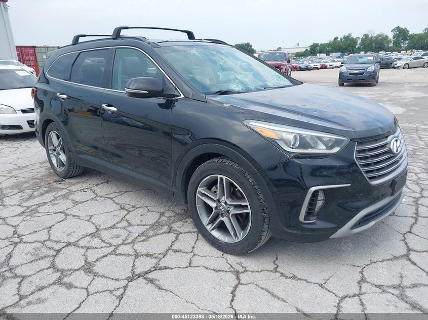 2017 Hyundai Santa fe VIN KM8SRDHF5HU213167 IAAI salvage auction — HAIL, Clear (Missouri), sold $3,050 on 2026-07-20 (photo 1)