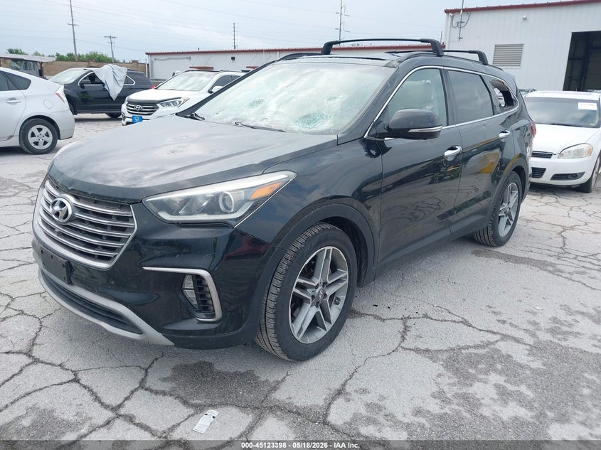 2017 Hyundai Santa fe VIN KM8SRDHF5HU213167 IAAI salvage auction — HAIL, Clear (Missouri), sold $3,050 on 2026-07-20 (photo 2)