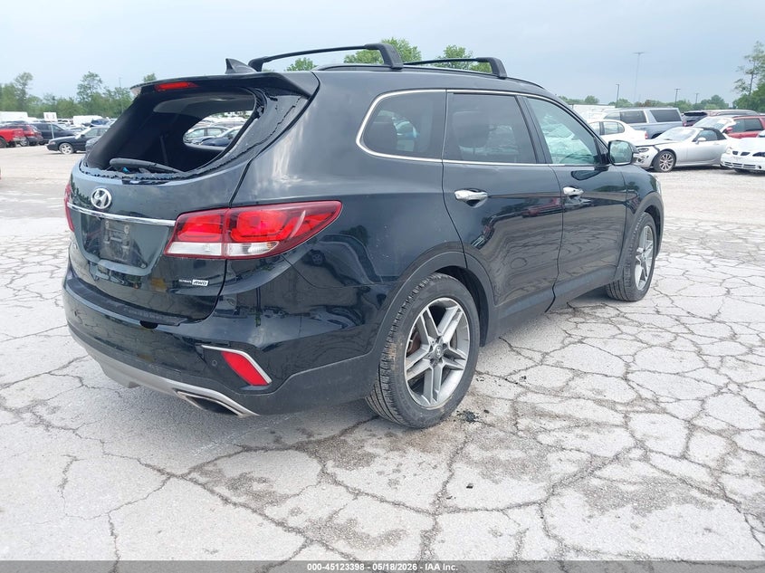 2017 Hyundai Santa fe VIN KM8SRDHF5HU213167 IAAI salvage auction — HAIL, Clear (Missouri), sold $3,050 on 2026-07-20 (photo 4)