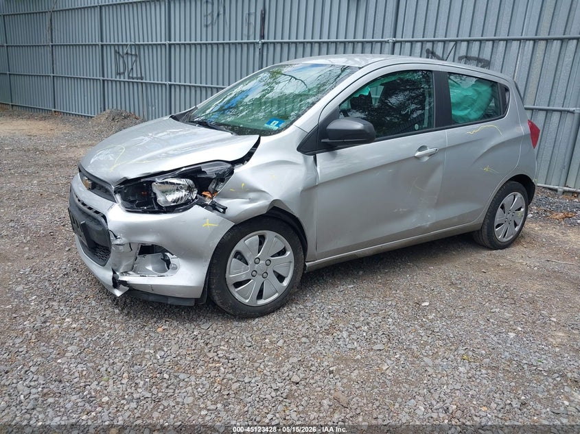 2018 Chevrolet Spark VIN KL8CB6SA1JC472250 IAAI salvage auction — FRONT & REAR, Salvage (New Jersey), sold $1,050 on 2026-07-13 (photo 2)
