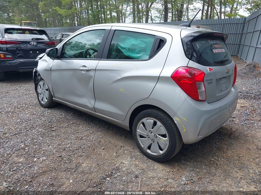 2018 Chevrolet Spark VIN KL8CB6SA1JC472250 IAAI salvage auction — FRONT & REAR, Salvage (New Jersey), sold $1,050 on 2026-07-13 (photo 3)