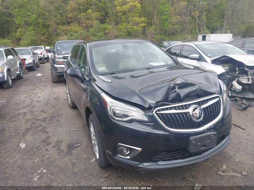 2020 Buick Envision VIN LRBFX1SA1LD155573 IAAI salvage auction — FRONT END, Salvage (Massachusetts), sold $3,300 on 2026-07-14 (photo 1)