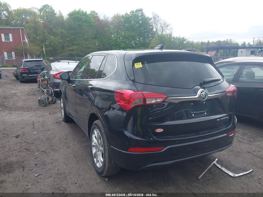 2020 Buick Envision VIN LRBFX1SA1LD155573 IAAI salvage auction — FRONT END, Salvage (Massachusetts), sold $3,300 on 2026-07-14 (photo 3)