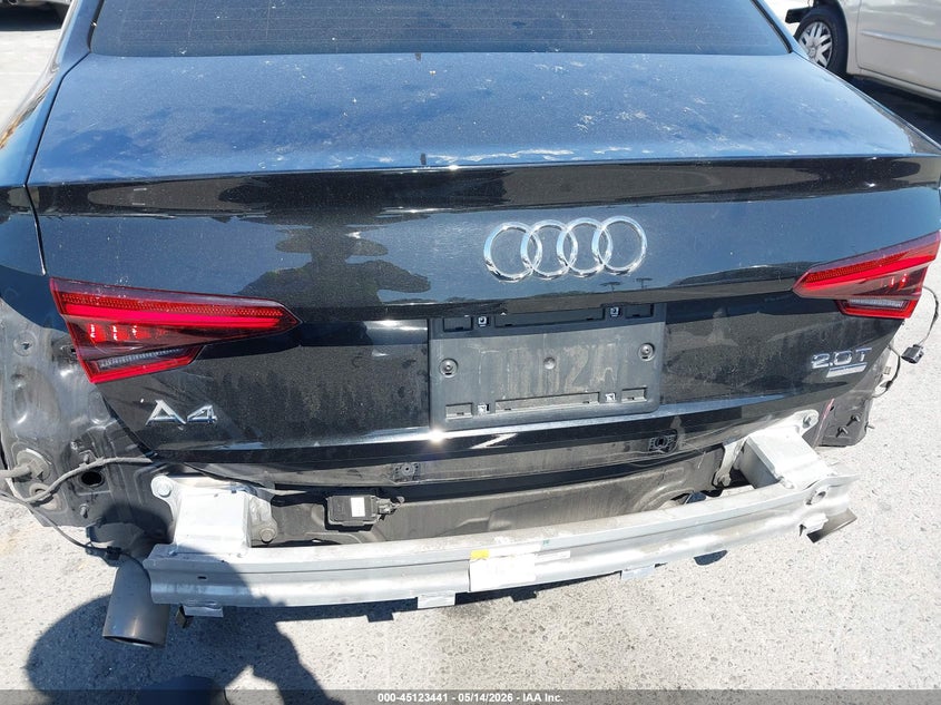 2018 Audi A4 VIN WAULMAF4XJN008075 IAAI salvage auction — REAR END, Salvage (California), sold $4,050 on 2026-07-09 (photo 6)