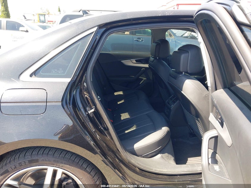 2018 Audi A4 VIN WAULMAF4XJN008075 IAAI salvage auction — REAR END, Salvage (California), sold $4,050 on 2026-07-09 (photo 8)