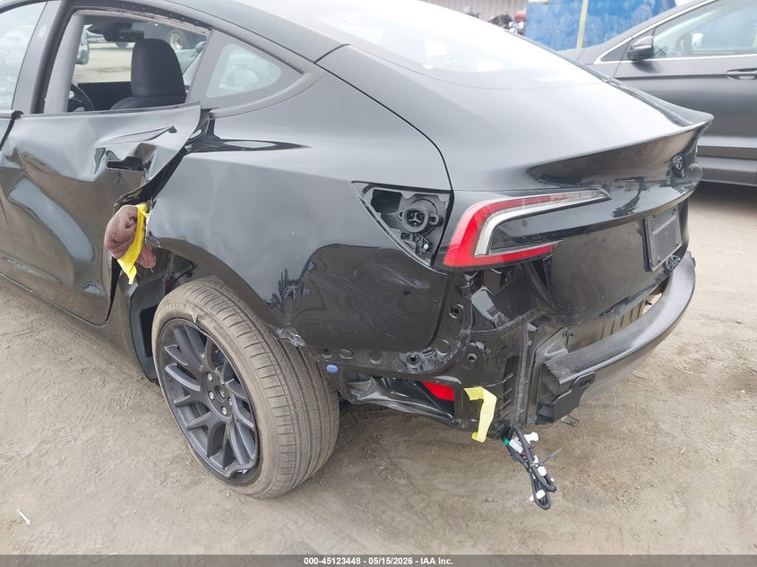 2026 Tesla Model 3 VIN 5YJ3E1EA6TF144115 IAAI salvage auction — REAR END, Salvage (California), sold $13,300 on 2026-07-29 (photo 6)