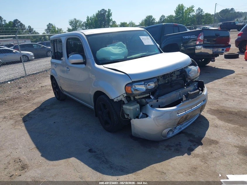 2013 Nissan Cube VIN JN8AZ2KR5DT300918 IAAI salvage auction — FRONT END, Clear (Virginia), sold $450 on 2026-07-08 (photo 1)