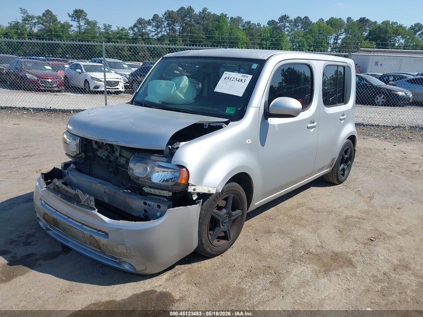 2013 Nissan Cube VIN JN8AZ2KR5DT300918 IAAI salvage auction — FRONT END, Clear (Virginia), sold $450 on 2026-07-08 (photo 2)
