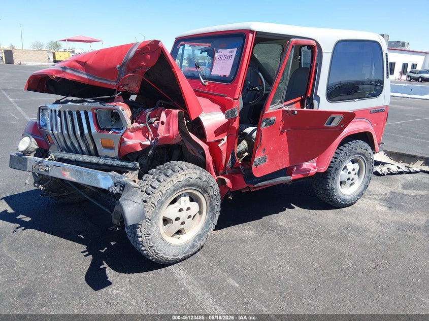 1989 Jeep Wrangler / VIN 2J4FY59T0KJ169465 IAAI salvage auction — FRONT END, Salvage (Nevada), sold $350 on 2026-07-24 (photo 2)