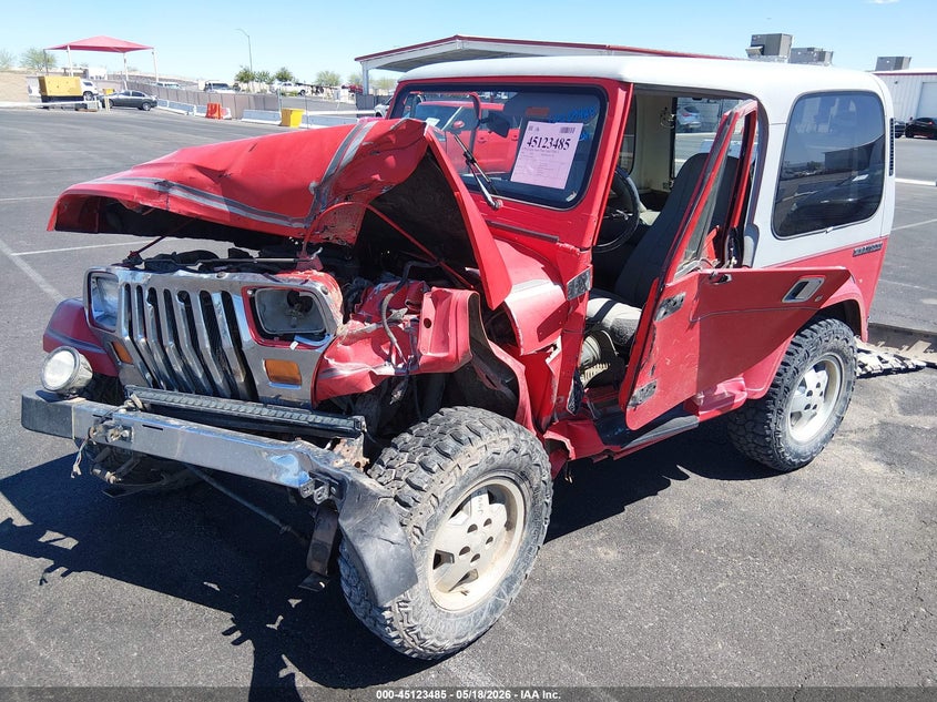 1989 Jeep Wrangler / VIN 2J4FY59T0KJ169465 IAAI salvage auction — FRONT END, Salvage (Nevada), sold $350 on 2026-07-24 (photo 6)