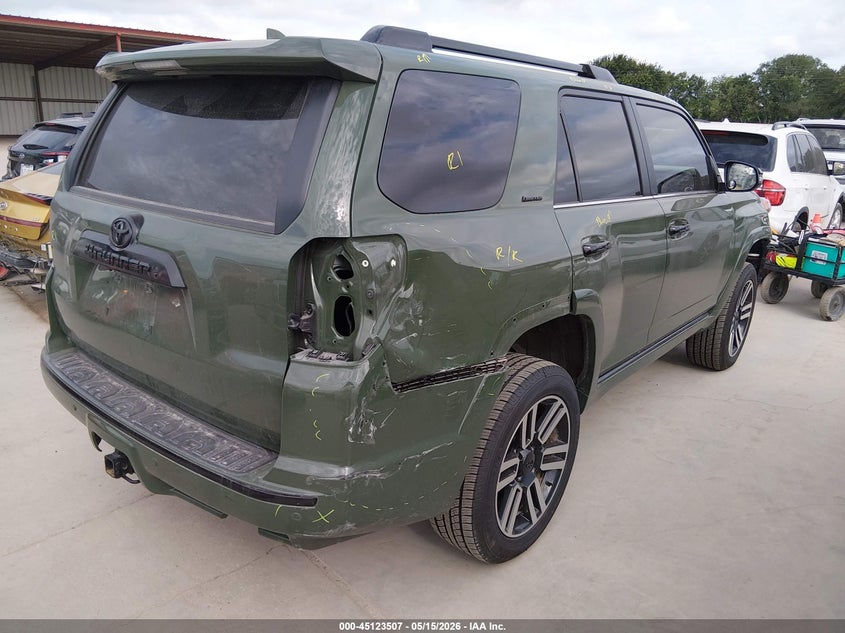 2022 Toyota 4runner VIN JTEKU5JR7N5991274 IAAI salvage auction — FRONT END, Original (Texas), sold $14,600 on 2026-07-28 (photo 4)