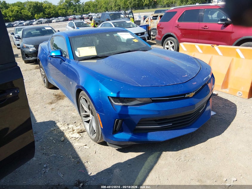 2016 Chevrolet Camaro VIN 1G1FB1RSXG0132698 IAAI salvage auction — LEFT SIDE, Clear (Tennessee), sold $7,200 on 2026-07-09 (photo 1)