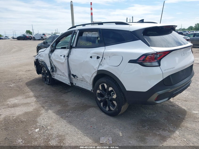 2024 Kia Sportage VIN 5XYK6CDF8RG224342 IAAI salvage auction — LEFT SIDE, Salvage (Indiana), sold $7,800 on 2026-07-08 (photo 3)
