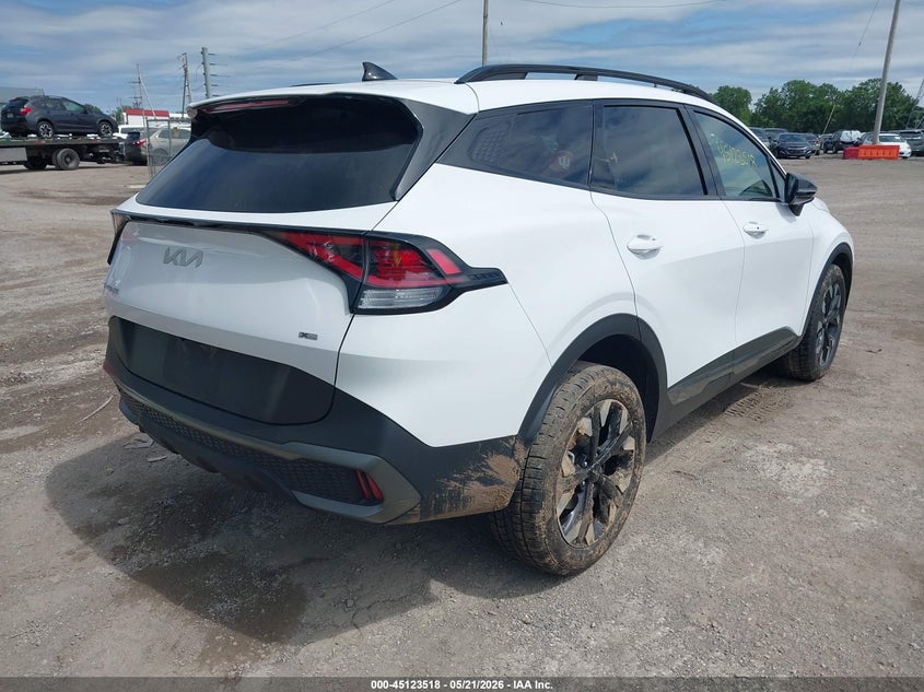 2024 Kia Sportage VIN 5XYK6CDF8RG224342 IAAI salvage auction — LEFT SIDE, Salvage (Indiana), sold $7,800 on 2026-07-08 (photo 4)